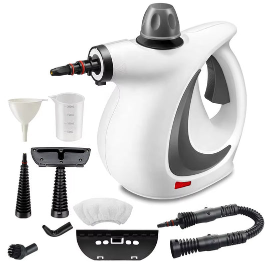 Custom Handheld Steam Cleaner Portable Pressurized Steamer 9 Piece Accessory Set